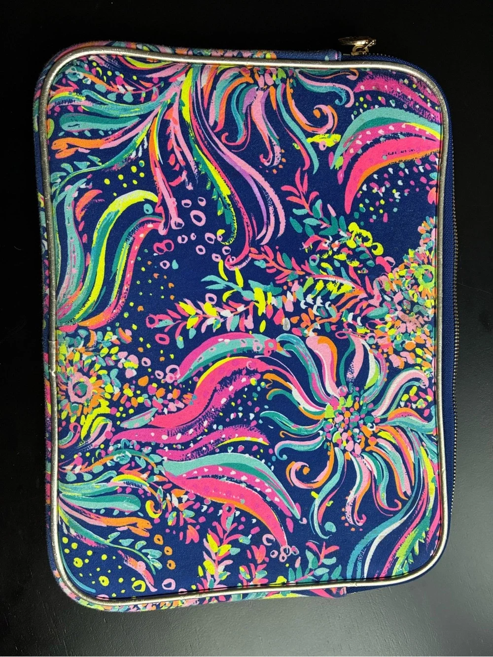 Lilly Pulitzer Colorful Neon Tech Computer Laptop Sleeve Case 14”x10”